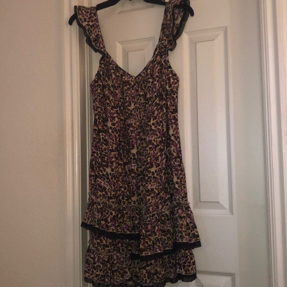 Floral ruffled dress